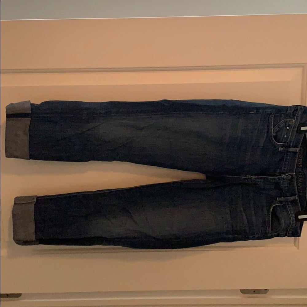 Cropped straight leg